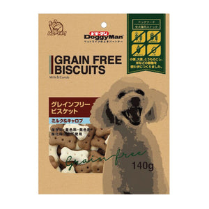[DM-82346] DoggyMan Milk & Carob Grain-free Biscuits for Dogs (140g)