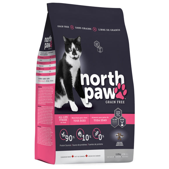 North Paw Grain Free All Life Stage Cat Dry Food (Chicken & Herring) 2 sizes