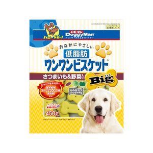 [DM-81339] DoggyMan Low Fat Vegetable Big Biscuit for Dogs (450g)