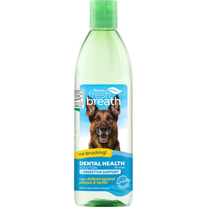 TropiClean Dental Health Solution Plus Digestive Support for Dogs (16oz)