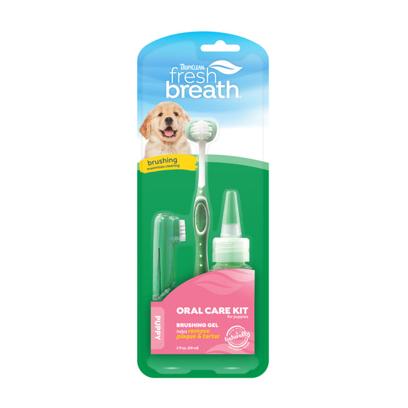 Tropiclean Fresh Breath Oral Care Kit for Puppy