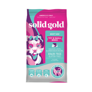 [SG-00018] Solid Gold Mighty Mini Salmon, Lentil & Green Bean Recipes Dry Food for Dogs (4lbs)
