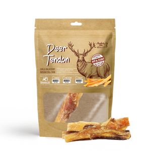 Absolute Bites Deer Tendon Single Ingredient Natural Dog Chew (3 sizes)