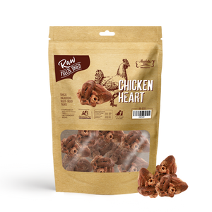 Absolute Bites Raw Freeze-Dried Treats for Dogs & Cats (Chicken Heart) 65g