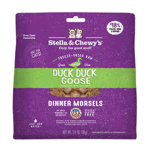 Stella & Chewy's Freeze-Dried Raw Duck Duck Goose Dinner Morsels for Cats (3.5oz)