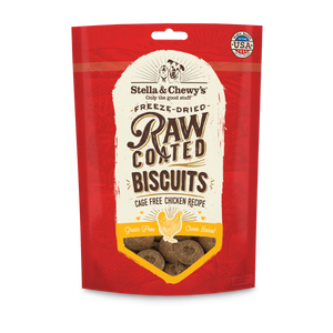Stella & Chewy’s Freeze-Dried Raw Coated Biscuits for Dogs (Cage-Free Chicken) 9oz