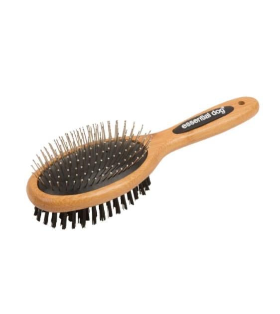Essential Dog Two-Sided Brush For Dogs & Cats