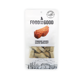 Food for the Good Freeze Dried Duck Treats for Dogs & Cats (70g)