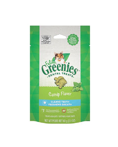Greenies Catnip Flavor Dental Treats for Cats (60g)