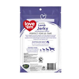Love'em Grain Free Lamb Jerky with Rosemary Flavour Dog Treats 200g