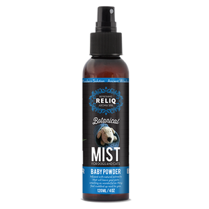 Reliq Botanical Mist for Dogs & Cats (Baby Powder) 120ml