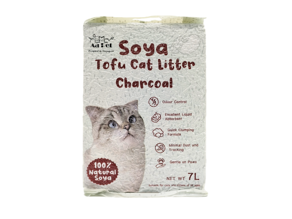AaPet Soya Tofu Cat Litter (Charcoal) 7L