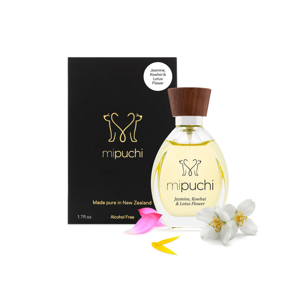 Mipuchi Luxury Dog Perfume - Jasmine, Kowhai & Lotus Flower (50ml)