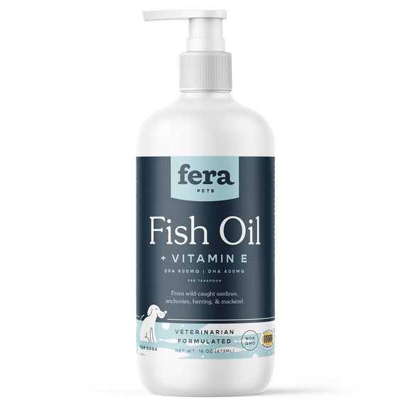 Fera Pet Organics Fish Oil Supplements for Dogs (16oz)