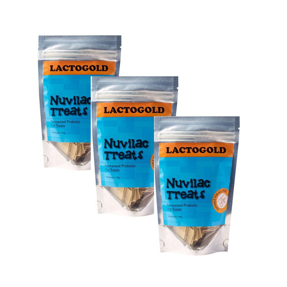 [Bundle Deal] Lactogold Nuvilac Probiotics Treats (100g x 3 packs)