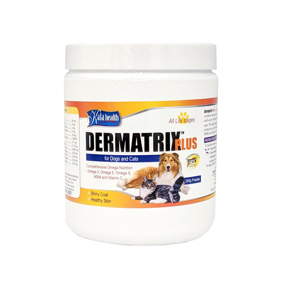 Kala Health DERMATRIX® Plus Skin & Coat for Dogs & Cats (240g)