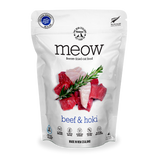 NZ Natural MEOW Freeze Dried Raw Food for Cats (Beef & Hoki) 2 sizes