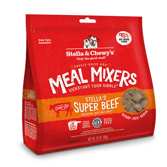 Stella & Chewy’s Stella’s Super Beef Meal Mixers for Dogs (2 sizes)