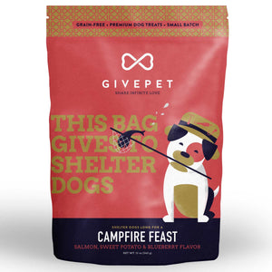 GIVEPET Campfire Feast Grain Free Small Batch Cookie Treats (340g)