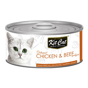 [1carton] Kit Cat Topper Series Canned Food (Chicken & Beef) 80g x 24cans