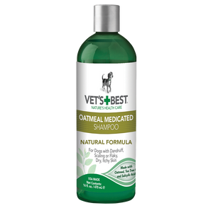 [VB-0344] Vet's Best Medicated Oatmeal Shampoo for Dogs (470ml)