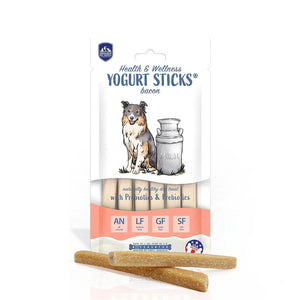 Himalayan Pet Supply Lactose Free Yogurt Sticks with Probiotics & Prebiotics For Dogs - Bacon (6 sticks)