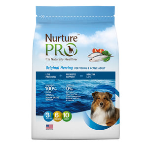 NurturePro Original Herring Dry Food for Young & Active Adult Dogs (3 sizes)