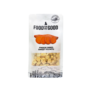 Food for the Good Freeze Dried Orange Sweet Potato Treats for Dogs & Cats (100g)