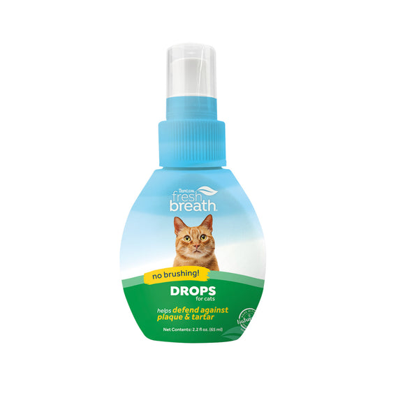 Tropiclean Fresh Breath Drops for Cats (2.2 fl.oz)