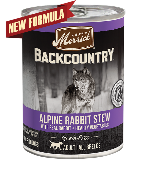 [MR-37022] Merrick Backcountry Alpine Rabbit Stew for Dogs (360g)