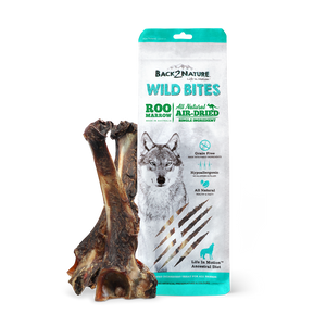 Back2Nature All Natural Air-Dried Wild Bites Treats for Dog (Roo Marrow)