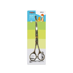 [DM-Z3204] DoggyMan Honey Smile Curved Grooming Scissors 6.5" for Cats & Dogs