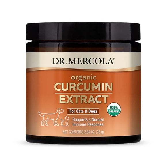 Dr. Mercola's Organic Curcumin Supplement for Pets (75g)