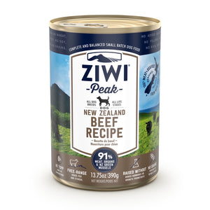ZIWI® Peak Wet Canned Food Beef Recipe for Dogs (390g)