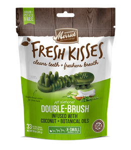 [MR-66020] [30% OFF] Merrick Fresh Kisses infused with Coconut + Botanical Oils Breath Strips (XS Dog, 5-15lbs) (20pcs/pkt)