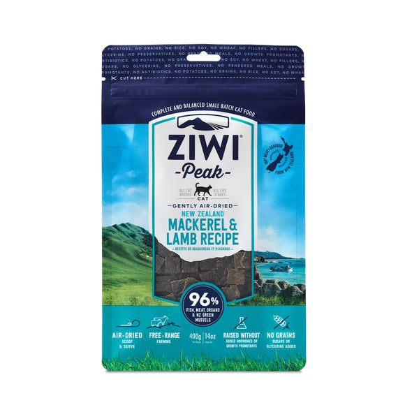 ZIWI® Peak Air-Dried Mackerel & Lamb Recipe For Cats (2 sizes)
