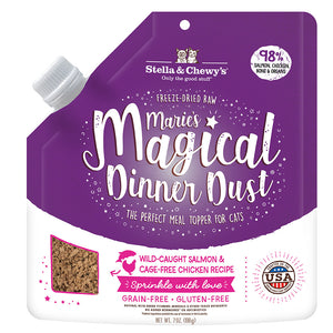 Stella & Chewy’s Marie’s Magical Dinner Dust Salmon & Chicken for Cats (7oz)