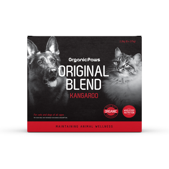 Organic Paws Original Blend Kangaroo Food for Dogs & Cats (2.2kg)