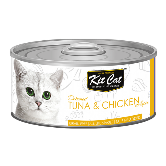 [1carton] Kit Cat Topper Series Canned Food (Tuna & Chicken) 80g x 24cans
