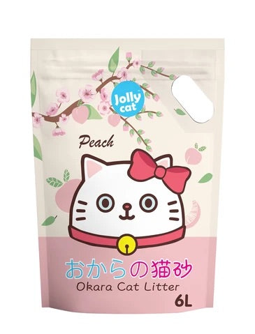 Jollycat Okara Peach Cat Litter (6L)