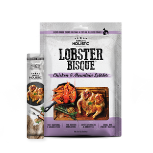 Absolute Holistic Liquid Purée Bisque Dog & Cat Treats (Chicken & Mountain Lobster)