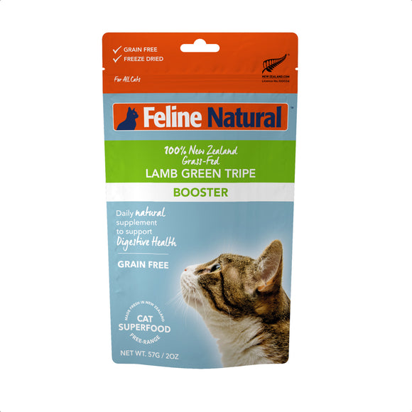 Feline Natural Freeze-Dried Grass-Fed Lamb Green Tripe Booster for Cats (57g)