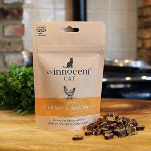 [2101] The Innocent Cat Chicken and Duck Slices with Catnip for Cat (70g)