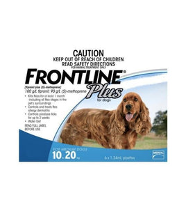 Frontline Plus Flea & Tick Treatment for Medium Dogs (10-20kg)
