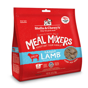 Stella & Chewy’s Dandy Lamb Meal Mixers for Dogs (18oz)