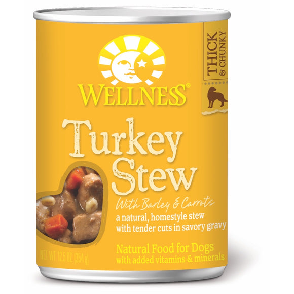 [WN-STTurk] Wellness Turkey Stew Canned Food for Dogs (12.5oz)