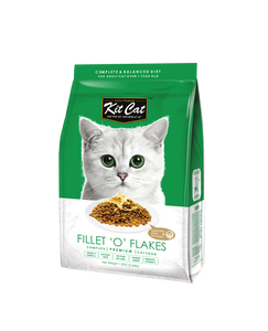 Kit Cat Fillet ‘O’ Flakes (Ideal for Picky Eaters) Dry Food for Cats (2 sizes)