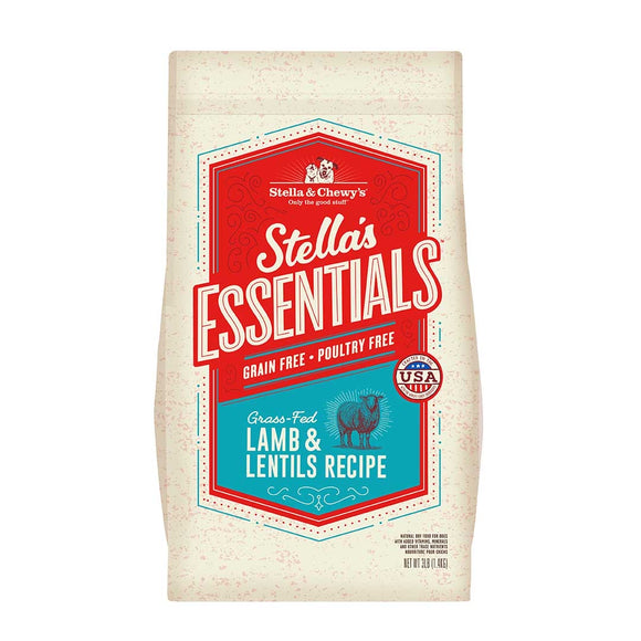 Stella & Chewy’s Stella’s Essential Grain-Free Grass-Fed Lamb & Lentils Recipe (2 sizes)