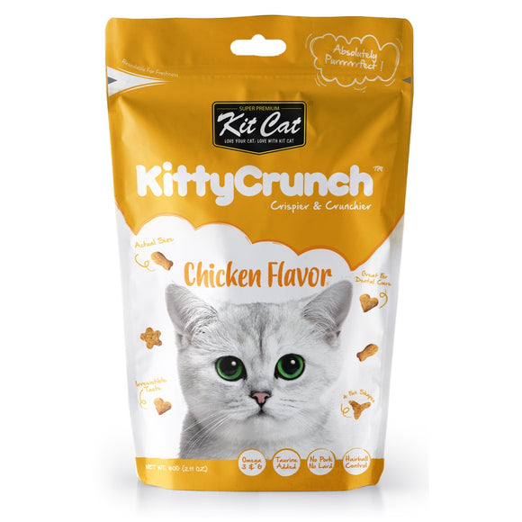 Kit Cat Kitty Crunch Treats for Cats (Chicken) 60g