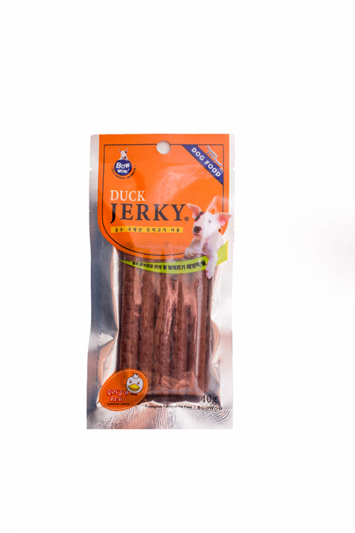 [BW1087] [Bundle of 5 at $10] Bow Wow Duck Jerky Treats for Dogs (40g)